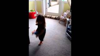 NOM dancing to Big Stomps from the Woolly and Tig 'Songs for Wobbly Moments'