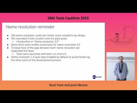 Rust front end post libcore