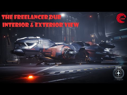 Star Citizen - The Freelancer DUR - Interior & Exterior view & Hardpoints