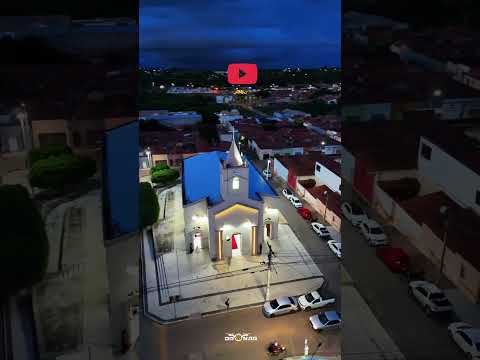 Iluminando Penaforte-Ce #cariri #penaforte #dronaroficial #nordeste #dronevideo #turismo #fe #shorts