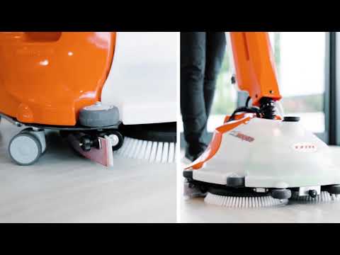 Kombiskurmaskin TSM Willmop 50B med PPL Borstar & Laddare - Youtube manufacturer video 2