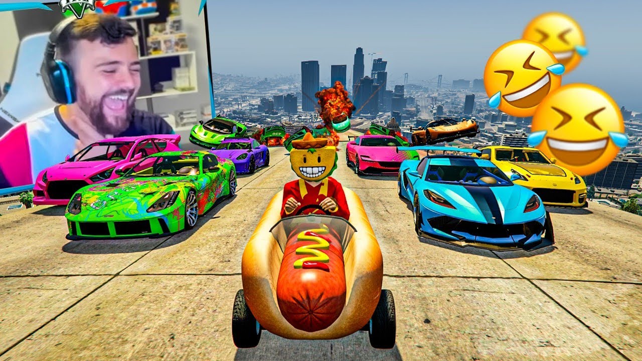 LA CARRERA MAS GRACIOSA DE GTA 5 ONLINE