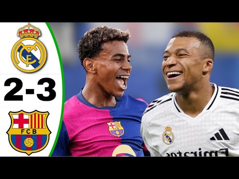 Real madrid vs Barcelona 2-3 - All Goals & Highlights - 2026