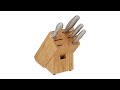Bloc à couteaux en bambou Marron - Bambou - 12 x 20 x 24 cm