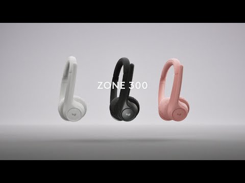 Logitech Zone 300 Wireless Headset with Dual Noise-Canceling Mics (Rose)