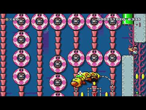 Cool Cool world[Easy/Normal] by Tyrex - Super Mario Maker - No Commentary 1bm