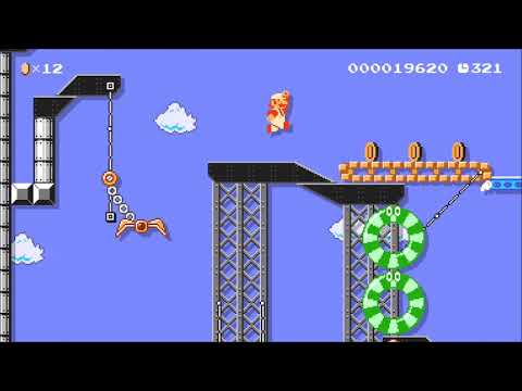 Super Mario Maker 2: New Donk City - Rooftops