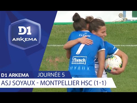 J5 : ASJ Soyaux Charente - Montpellier HSC (1-1) / D1 Arkema