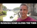 Running Rome Along The Tiber River