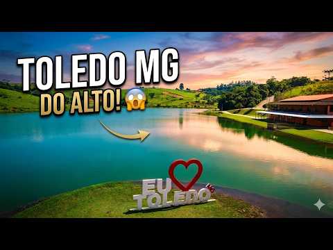 TOLEDO MG VISTA DO ALTO 😱 | Sobrevoo INCRÍVEL com Lago e Natureza de Tirar o Fôlego
