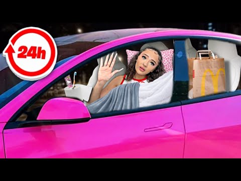 LIVING IN MY TESLA FOR 24 HOURS…