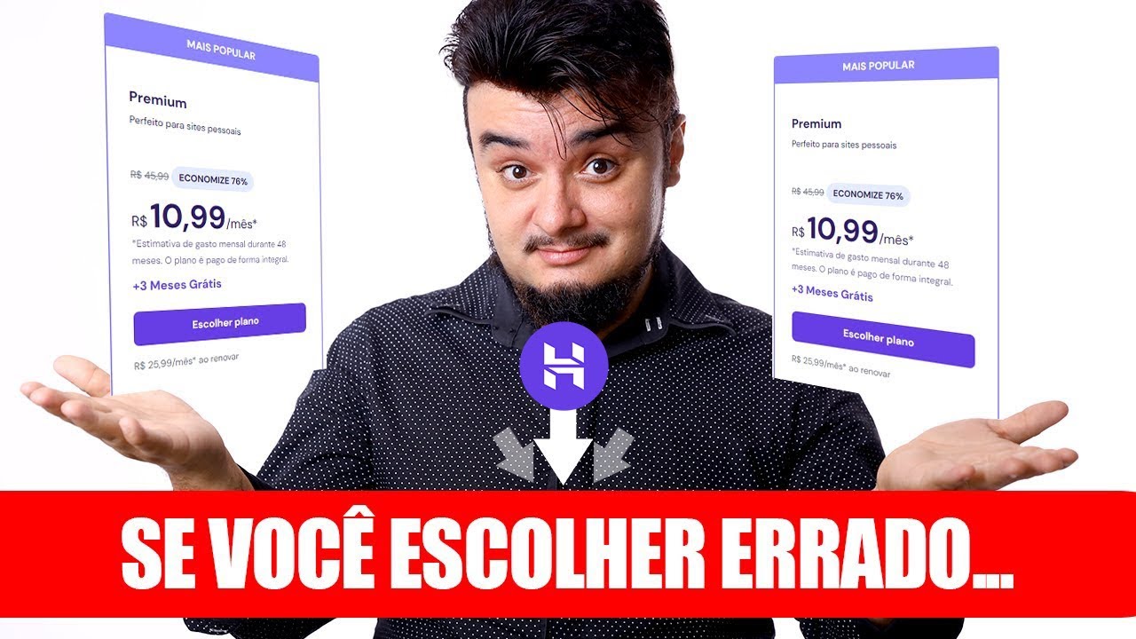 HOSTINGER QUAL PLANO ESCOLHER  | É MELHOR ASSISTIR..