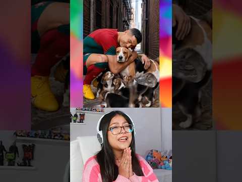 CR7 HUMILDE SALVA PERRITOS EN LA CALLE @goatforseven #curiosidades #humor