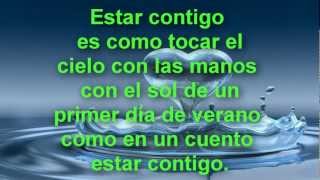 Alex Ubago, Jorge y Lena - Estar Contigo (Letra)