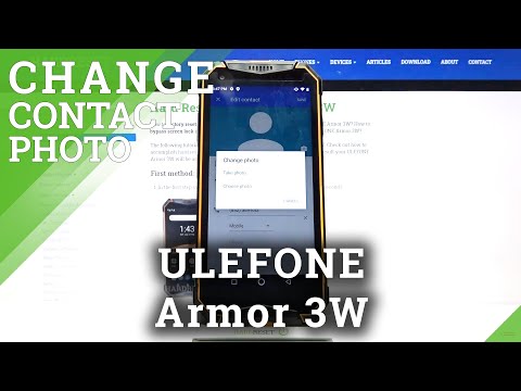 How to Add Photo to Contact in ULEFONE Armor 3W – Personalize Contact Profile Picture