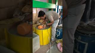 Sand compaction through vibrator in Laboratory