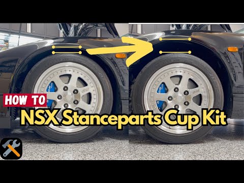 How to Install NSX Stanceparts Air Cup Kit (Full DIY)