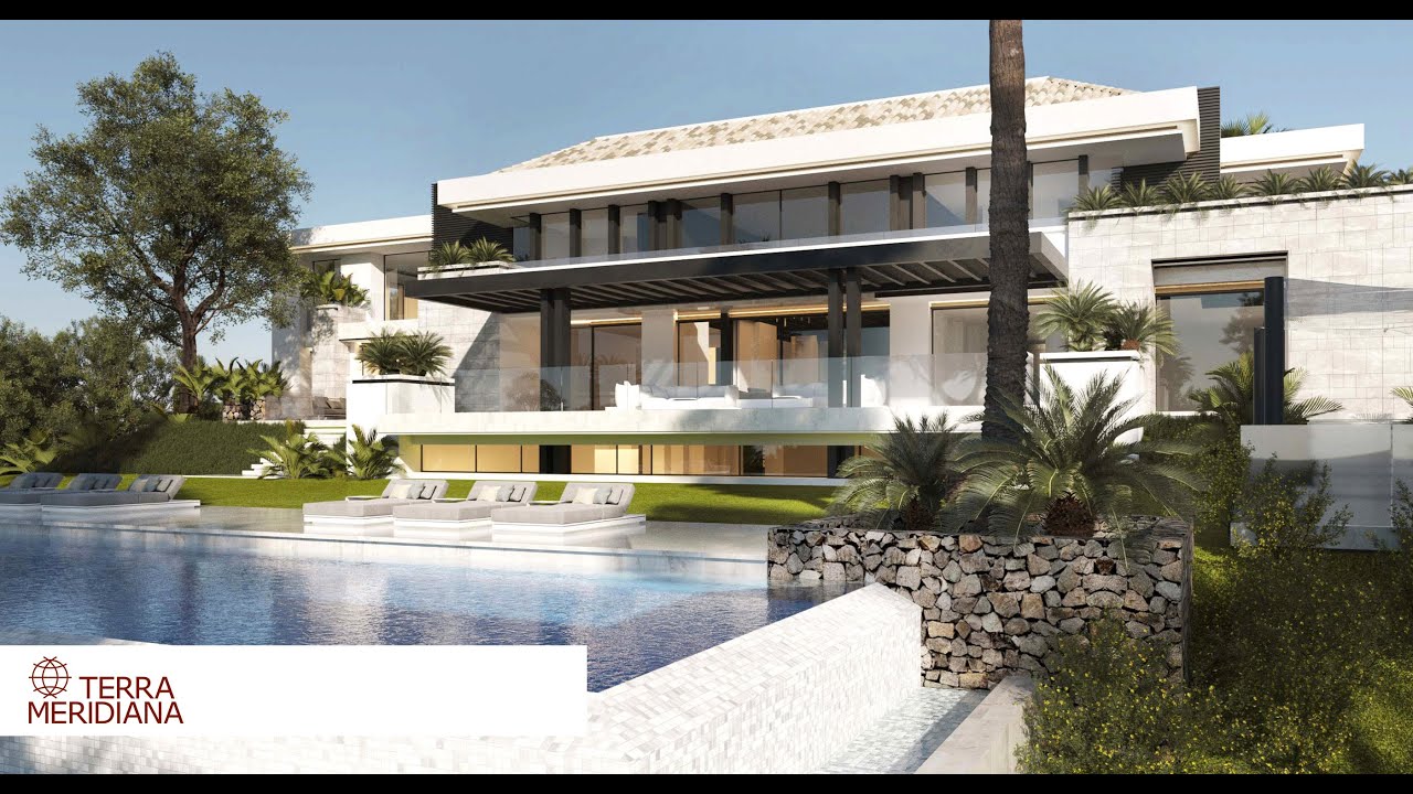New contemporary-style 8 bedroom luxury villa for sale in premier guard gated La Zagaleta, Benahavis