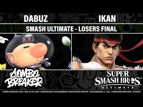 COMBO BREAKER 2025 LOSERS FINAL - Dabuz (Rosalina, Olimar) vs Ikan (Ryu) - Smash Ultimate