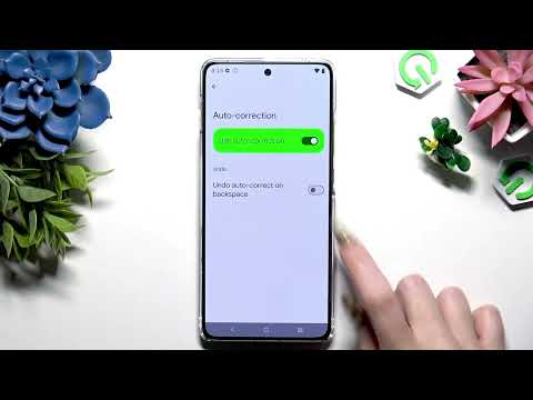 MOTOROLA Edge 70 – How to Turn On/Off Auto Correction
