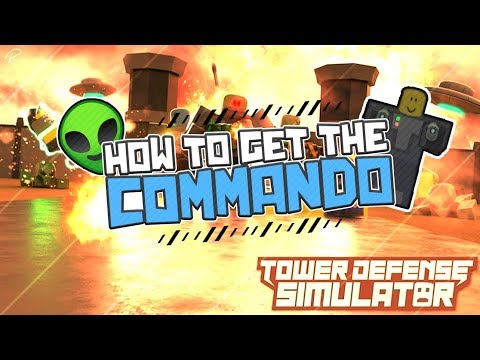 [Roblox] Tower Defense Simulator: HOW TO GET COMMANDO (AREA 51 EVENT)