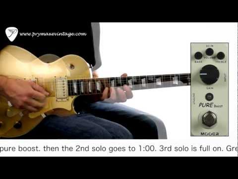 Педаль гитарных эффектов Педаль эффектов MOOER Pure Boost