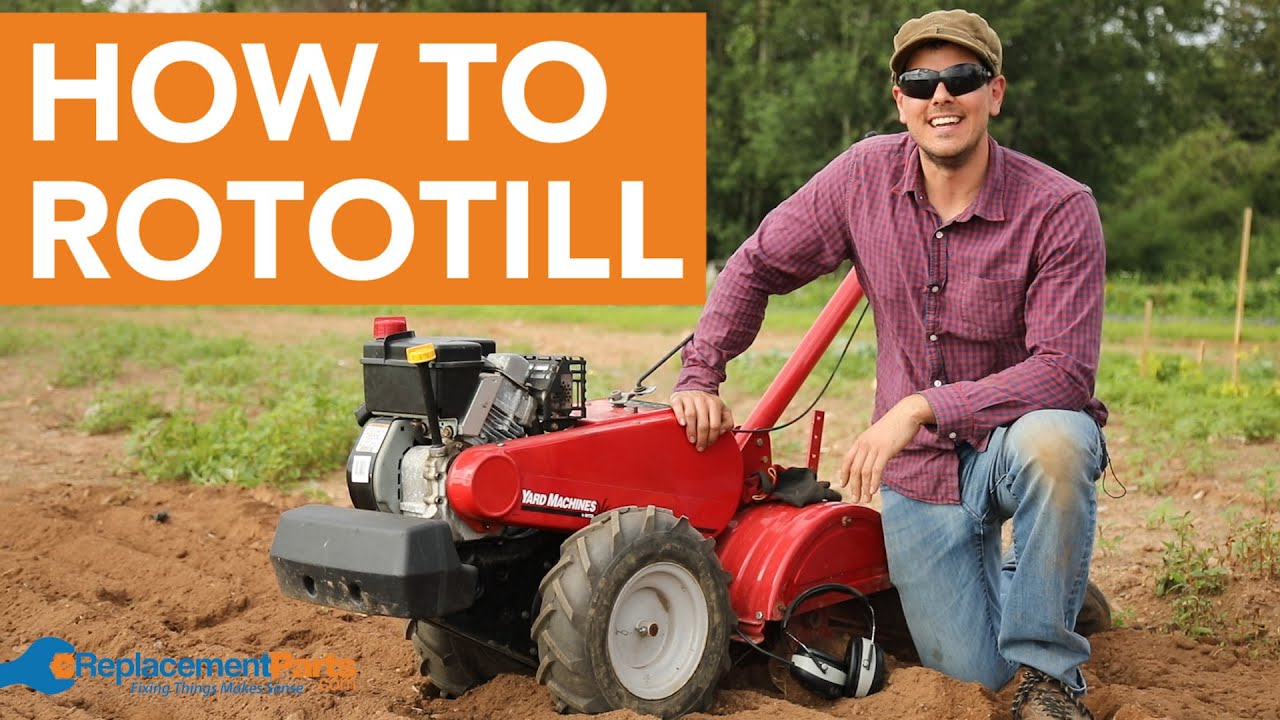How to Till a Garden Using a Rototiller