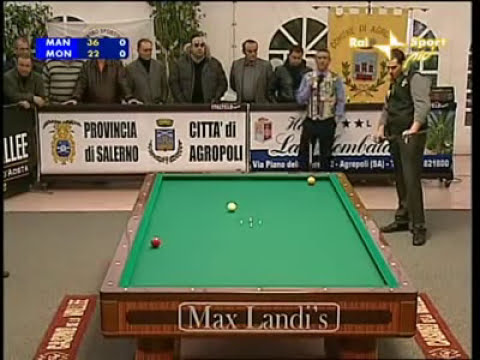 MANNONE vs MONTEREALI - 4°D.F. 4^PROVA BILIARDO BTP 2009 AGROPOLI