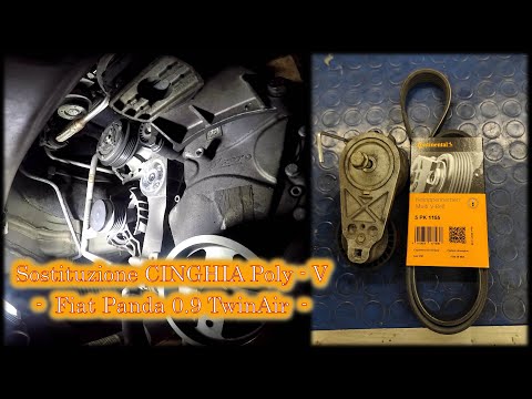 Sostituzione CINGHIA SERVIZI Fiat 0.9 TwinAir - Come costruire CHIAVE QUADRA per TENDICINGHIA