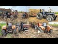 Truly Pulling Pakistani Tractor Old Model Fiat 480 NH Ghazi 65 MF 385 4x4 Power Show