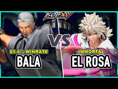 KOF XV 🔥 Bala (Robert/Dinosaur/Ángel) vs El Rosa (Meitenkun/Shingo/Shermie)