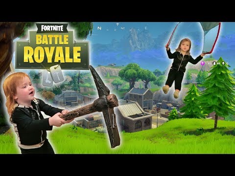 2 Year Old - Fortnite Battle Royale in Real Life