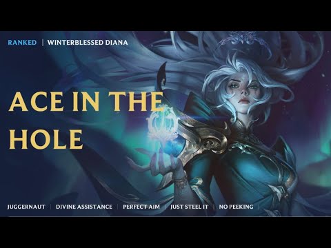 Winterblessed Diana Skin WildRift Gameplay | Tank Diana Test