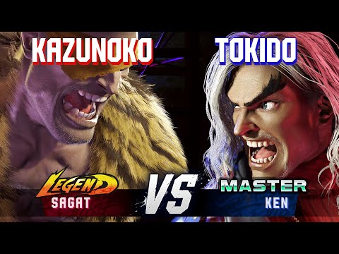 SF6 ▰ KAZUNOKO (Sagat) vs TOKIDO (Ken) ▰ High Level Gameplay