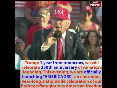 Trump EO raised National Parks entrance fees for foreign tourists; AMERICA 250; BBB Tax Cuts