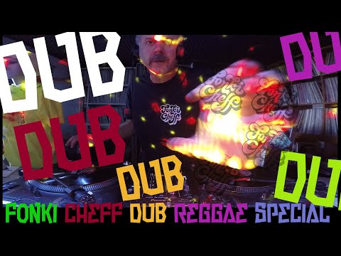 All vinyl dj mix Dub Reggae "Fonki Cheff from Outta Space selection"