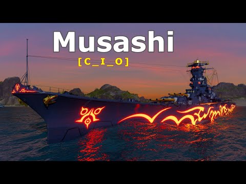World of WarShips Musashi - 3 Kills 274K Damage