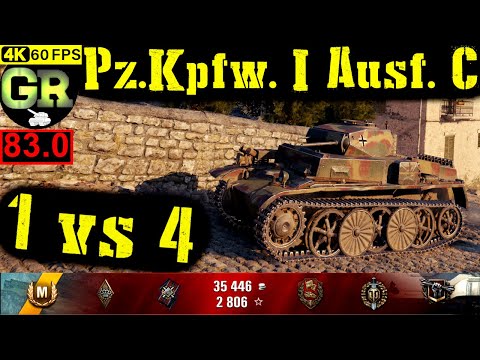 83_World of Tanks Pz.Kpfw. I Ausf. C WoT Replay - 11 Kills 1.3K DMG(Patch 1.5.0)