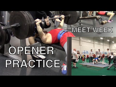 MEET WEEK | Cut to 74kg & opener practice