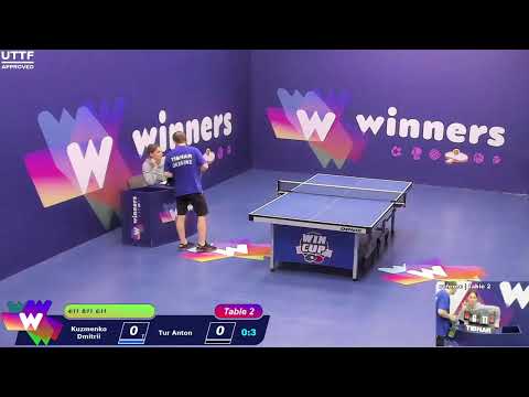 WINners CUP table 2  23.01 Kuzmenko Dmitrii - Tur Anton  20:30