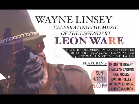 Wayne Linsey presents A Tribute to Leon Ware Invitation • 9-23-18