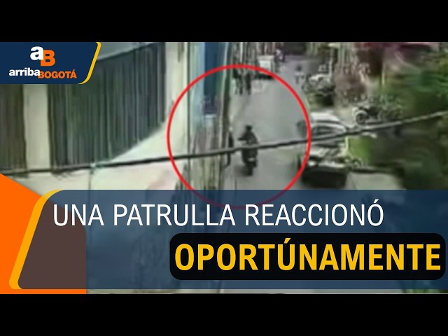 Capturan a dos delincuentes en moto tras robar el celular a una menor de edad en Usaquén