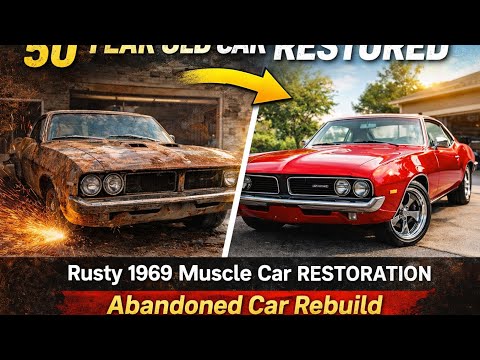 Thumbnail for Rusty 1969 Muscle Car Restoration | Abandoned Car Rebuild | Satisfying ASMR. by Nota, Luxury car, Ilinga, Car