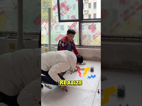 Phone Buried Under Tiles… Just Swipe It 🤣