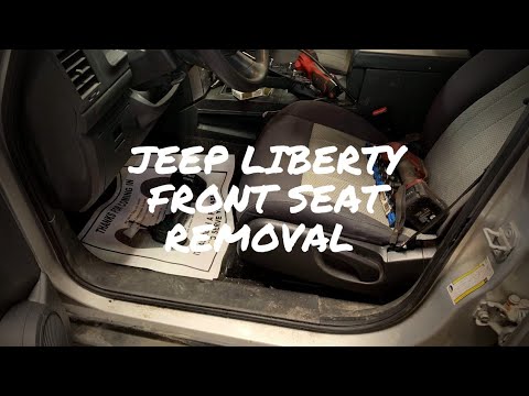 Jeep liberty front seat removal