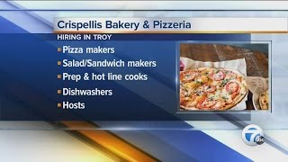 Crispellis Bakery & Pizzeria is hiring about 60 positions for its new Troy location