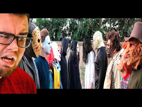 The ULTIMATE HALLOWEEN Fight REACTION! (Pennywise, Jason, Freddy, Micahel Myers)
