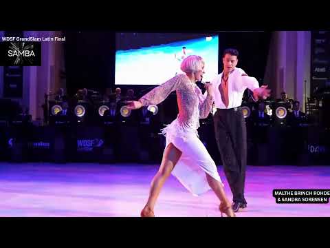 MALTHE BRINCH ROHDE & SANDRA SORENSEN Samba WDSF Grand Slam 2025 Blackpool
