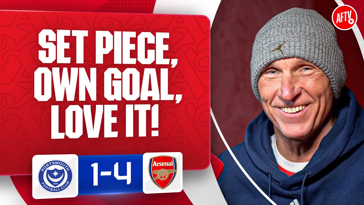 Set Piece, Own Goal.. LOVE IT! (Lee Judges) | Portsmouth 1-4 Arsenal
