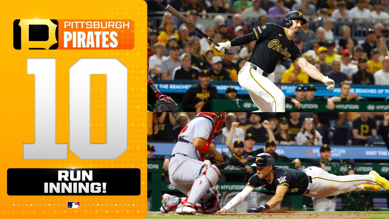 HOIST THE CONES! Pirates score 10 RUNS in the 6th inning! (Ft. Lowe, O'Hearn, Reynolds, more!)
